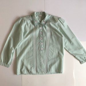 Pastel Floral Blouse